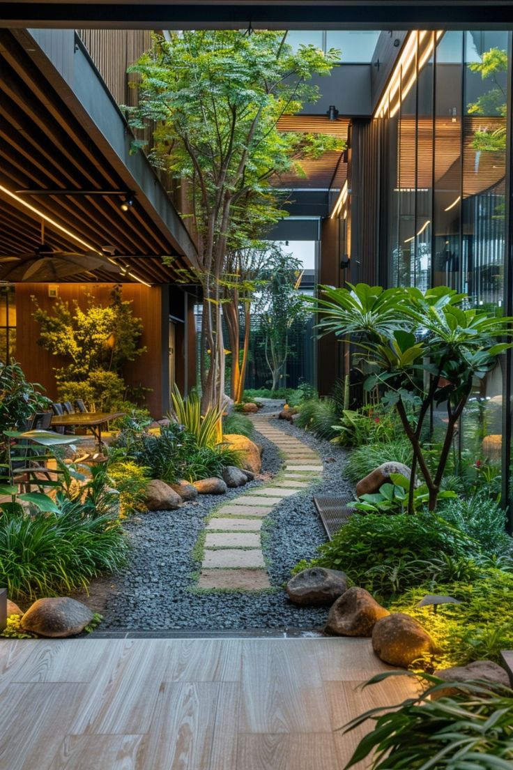 ý tưởng thiết kế vườn bên hông nhà 